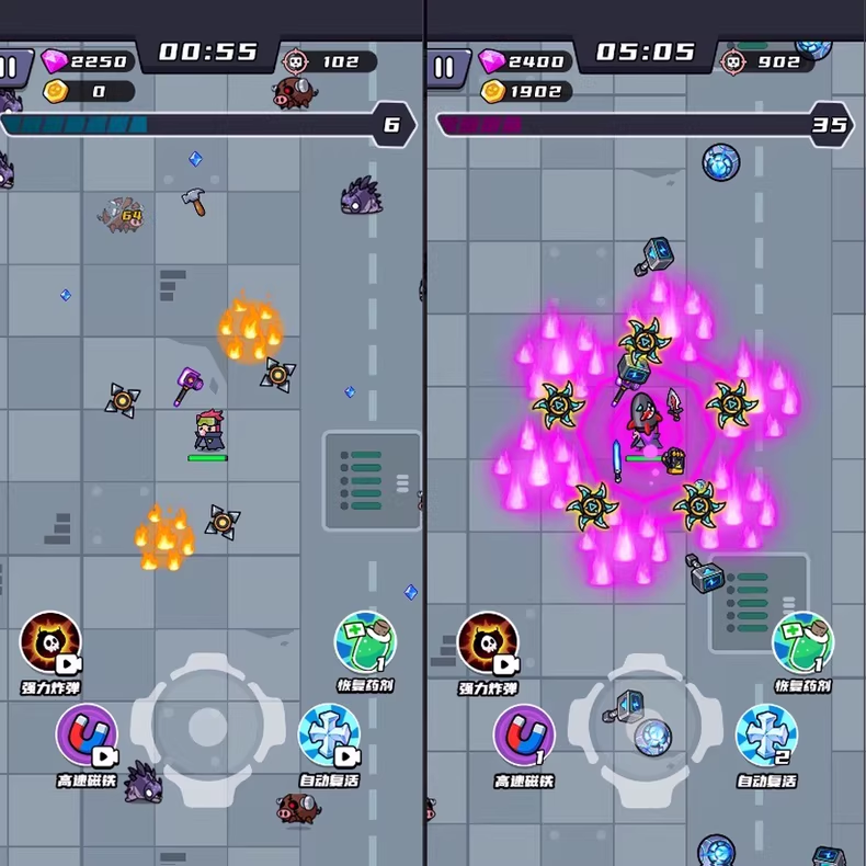 割草类微信DY小游戏末日特工队源码 Cocos Creator